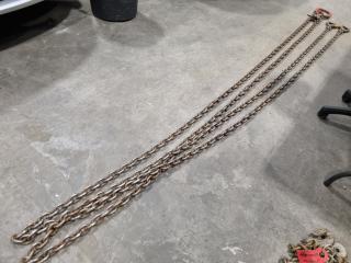 2-Leg Lifting Chain Assembly, 3.15 Ton Max Capacity