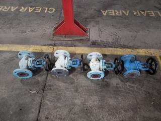 Assortment of 4 Industrial Valve Assemblies