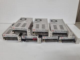 7x Mean Well 350W Enclosed Power Supplies NES-350-27