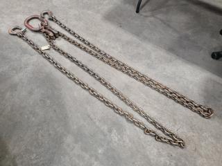 2-Leg Lifting Chain Assembly, 3.15 Ton Max Capacity