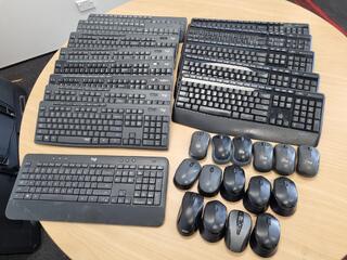 Assorted Logitech Wireless Keyboards & Mice
