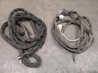 2x Welding Cable Assemblies