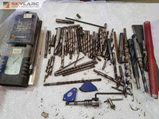 Collection of Drill Bits and Engineering Supplies