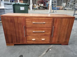 All Wood Side Cabinet / Drawer Unit