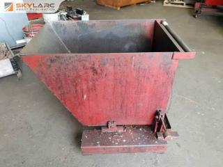 Forklift Tipping Metal Bin