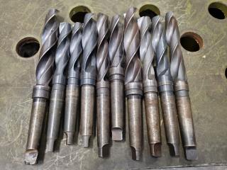 10x Morse Taper No.3 Drills, Metric Sizes