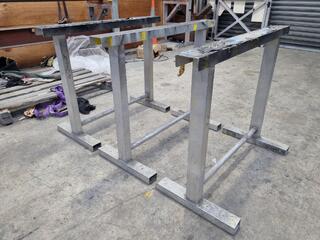 3x Aluminium Sawhorses