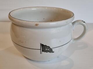 Antique Union Steamship Company Chamber Pot, 205mm dia