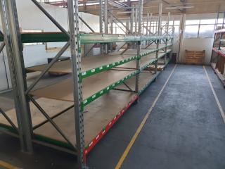 4 Bays of Industrial Shelving / Pallet Racking