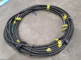 59 Metres of 35mm Aluminium Cable with Copper Screen