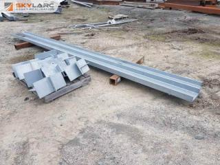 2 Lengths of Galv Channel Steel and Brackets