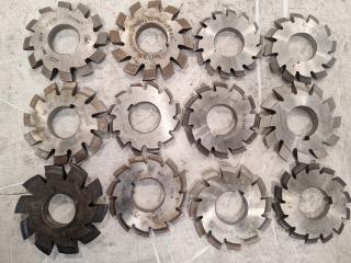 12 x Gear Shaping Cutters