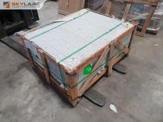 Pallet of New White Granite Outdoor Tiles