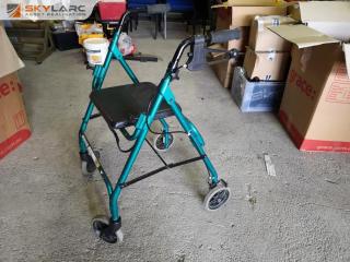 Mobile Adult Stroller Walker w/ Seat