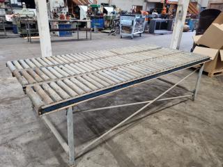 Large Steel Roller Conveyor Table