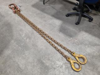 2-Leg Lifting Chain Assembly, 7.5 Ton Max Capacity