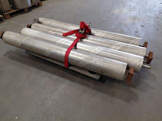 Set of Four Industrial Rollers 1800mm x 200mm