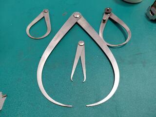 Moore & Wright and Starrett Outside Calipers Set