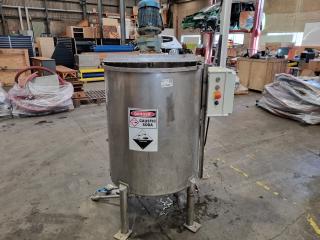 Stainless Steel Tank w/ Mixing Motor Attachment