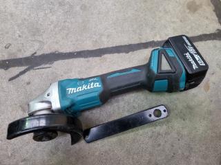 Makita 18V Brushless 125mm Angle Grinder DGA506 w/ Battery