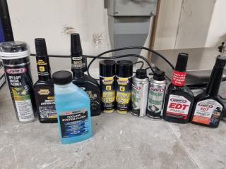 Assorted Automotive Engine Additives, Cleaners