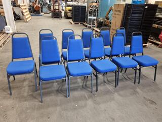 11x Stacking Office Chairs