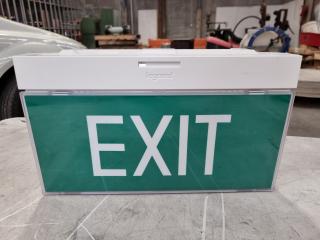 Legrand LED Exit Sign, Double Sided, Li-Ion Battery Backup