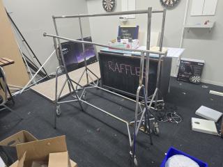 3 x Steel Clothes Racks
