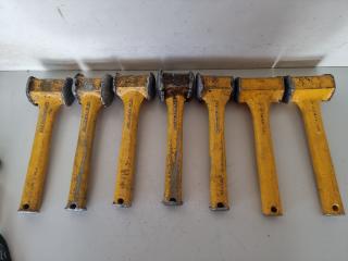 7 Solid Aluminium Softface Hammers