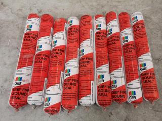 9x 600ml Tubes GIB Fire Sound Seal Sealant