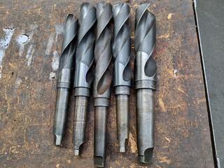 5x Morse Taper Drills, large Metric Sizes