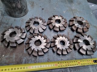 7x Involute Gear Cutters