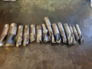 Large Lot of Milling Machine Endmills 