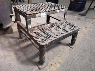 Heavy Duty Steel Workshop Step Unit