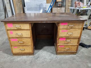 Vintage Wooden Desk