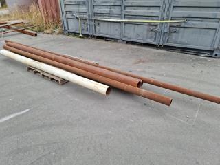 Assorted Large Steel Pipes