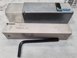 Iscar Indexable Lathe Perpendicular Grooving Tool GHMPR-25