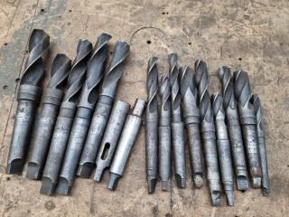 14x Assorted Morse Taper Drills