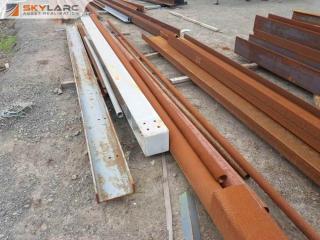 Assorted Channel, Pipe, Beam and Bar Steel