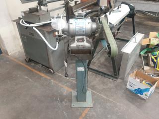 Linishall Pedestal Grinder/Linisher