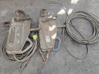 2 x Tirfor Style Cable Winches 