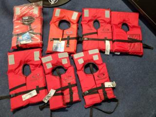 7x QuickSilver VIP Challenger Child's Lifejackets