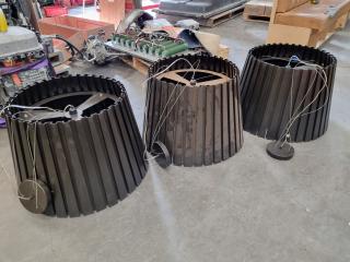 3x Large Hanging Lights
