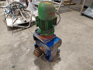WEG W22 Electric Motor and Renold PH160 Gearbox