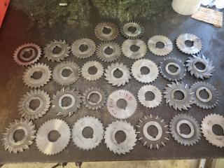 Large Lot of Milling Machine Blades 