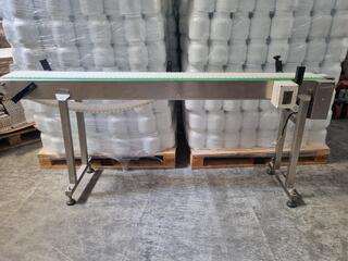 Industrial Conveyor Belt Assembly, 2000mm length, Faulty