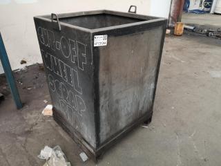 Heavy Duty Steel Material Scrap Bin