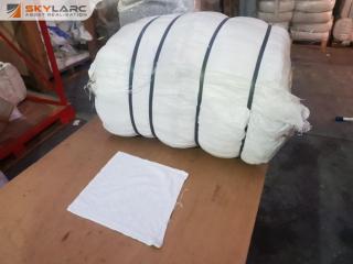 Bale of 1200 White Face Cloths