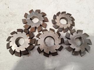 5 x Gear Cutters