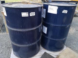 2x Partial 205L Barrels of Donaldson Heavy Duty Coolant Premix